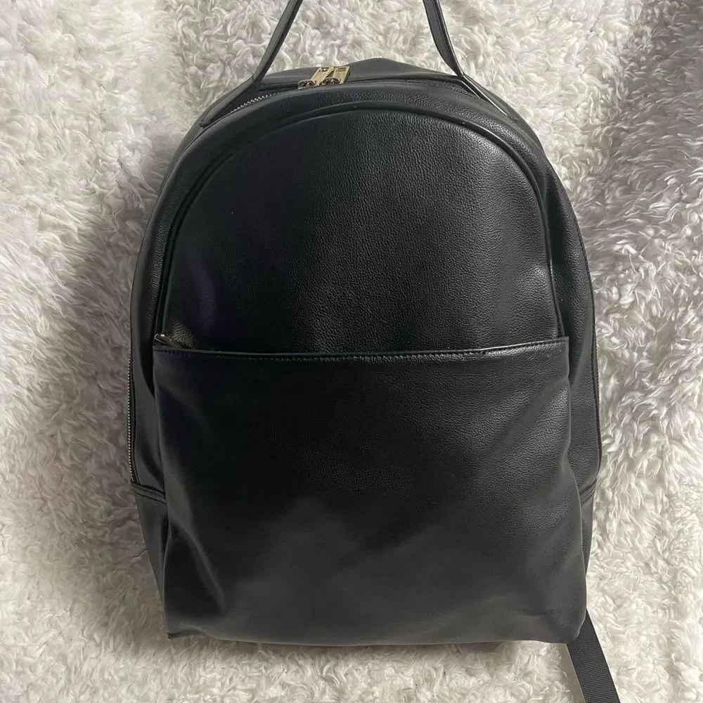 Pottery Barn Kids synthetic black large backpack with padded laptop compartment
